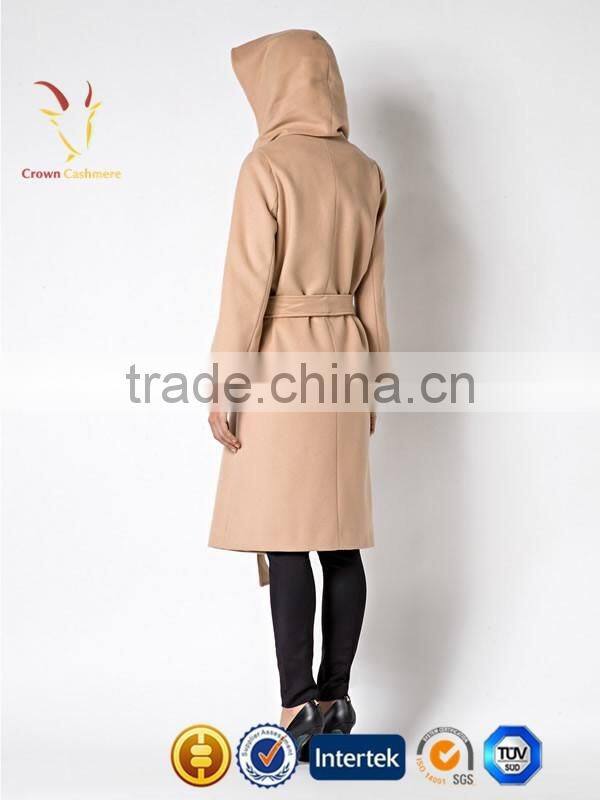 Womens Long Coat with Hood,Women's Long Coat Woolen Overcoats