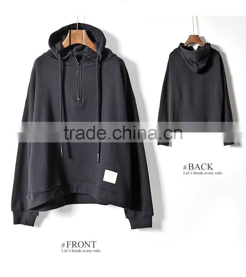 Wholesale Custom Men Gym Wear Blank Designer Cotton Reversible Full Zip Up Hoodies