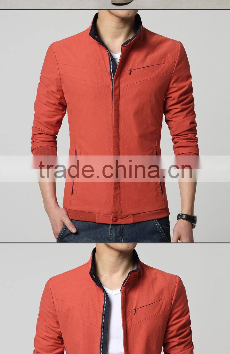 2015 New Fashion Foldable Outdoor Man's Short Spring Cotton Jacket