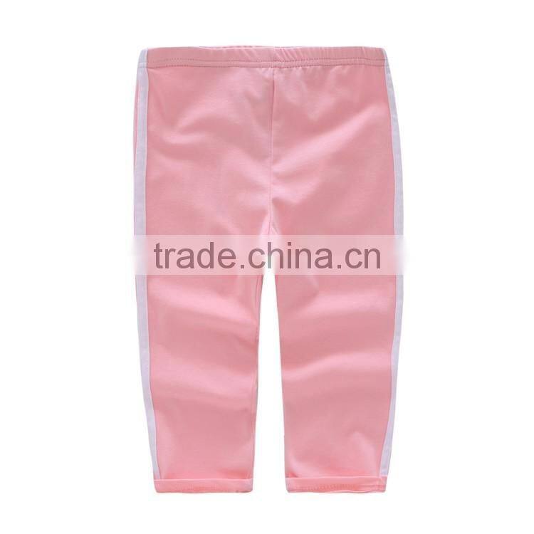 factory wholesale 100% cotton children sweat pants and girls trousers