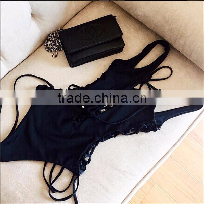 0580 NEW!2016 girl hot sex bikini The Cross-back Fabulous Top hot korean teen girl bikini