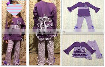 Boutique Cheap polka dots Ruffle Petti Rompers For Children 100% Cotton Casual Baby Romper