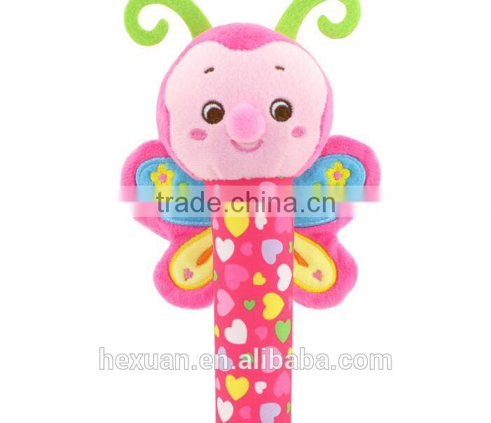 Baby develop soft interactive toys hand ring bell baby musical hanging toys