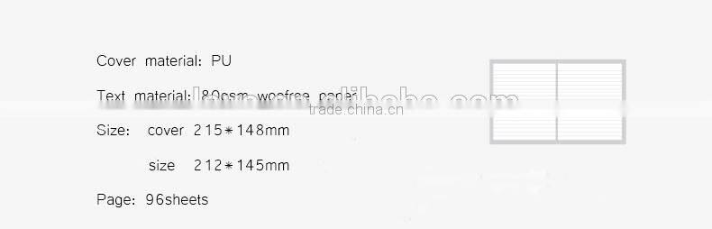 A5 softcover busniess notebook PU section sawing binding planner for gift customizable logo