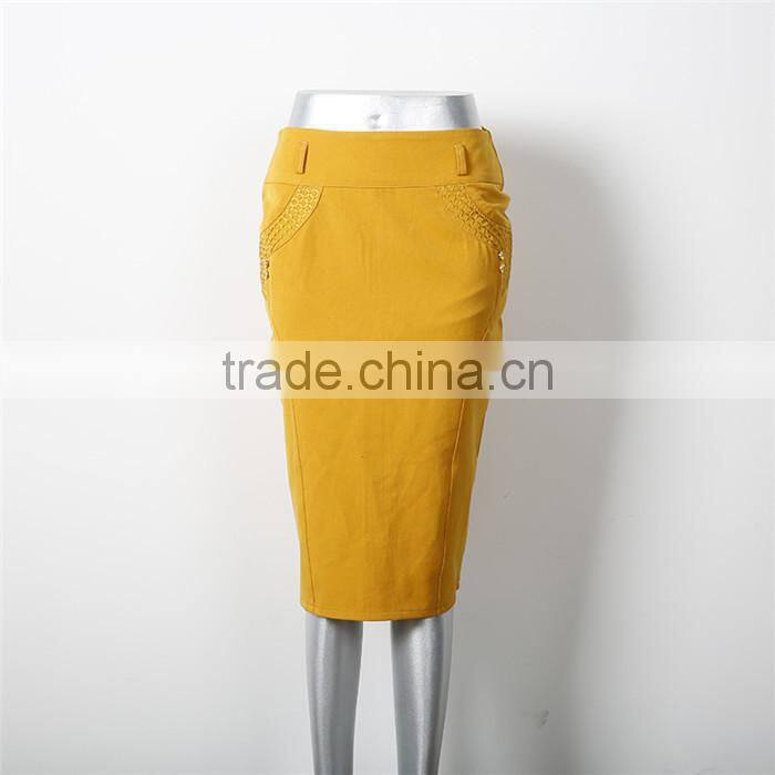 new design high waist narrow ladies fashion short skirt