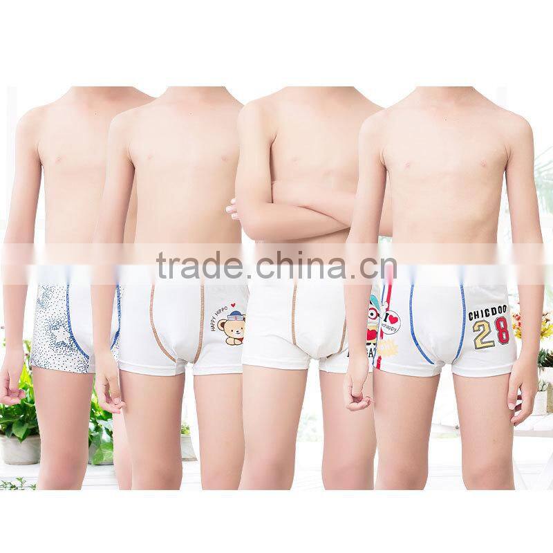 New style 7 to 14 years old transpant kids thong underwear for boys