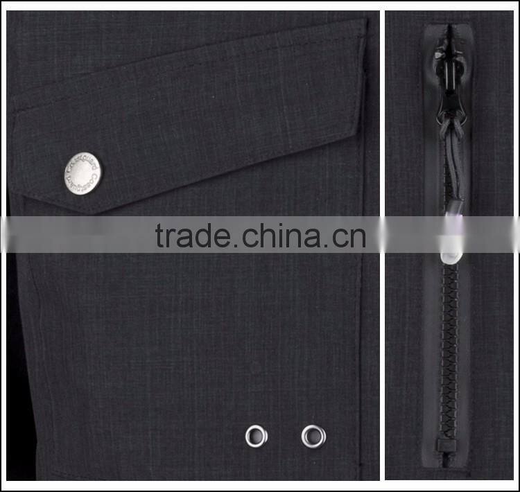 Wholesale winter mens security waterproof jacket security parka