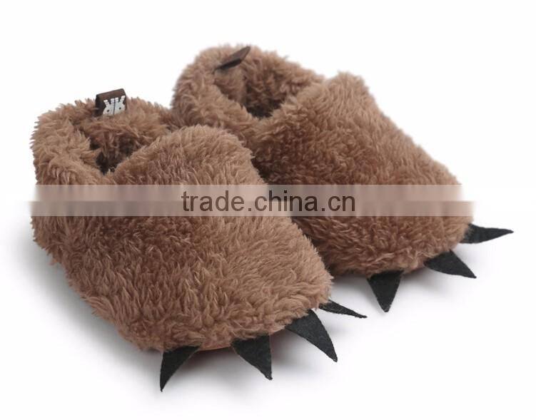 Cute paw design warm shoes for baby, little paw baby shoes