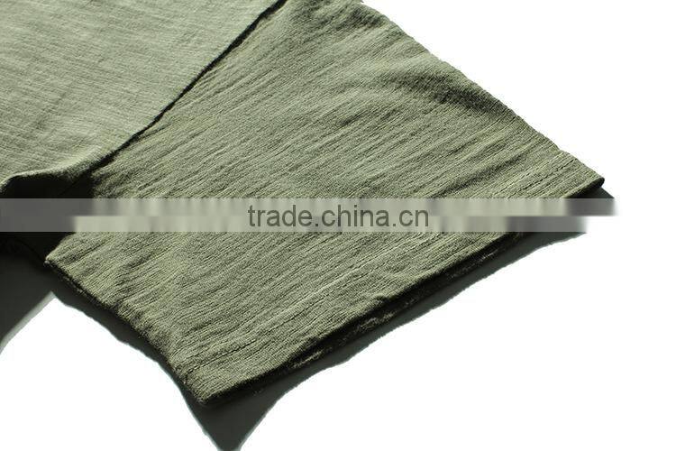 60%cotton 35polyester 5%spandex rayon slub cotton t-shirts for men