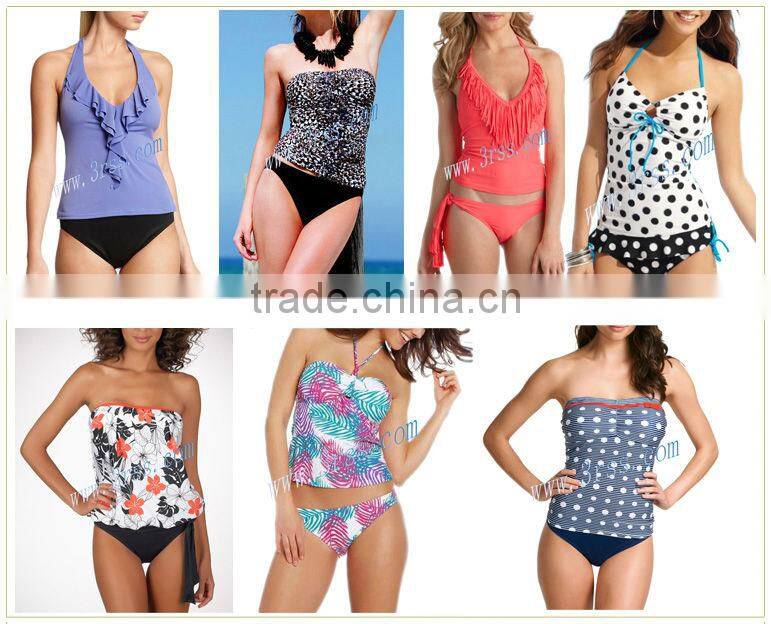 fashion tankini swimwear pink cheap