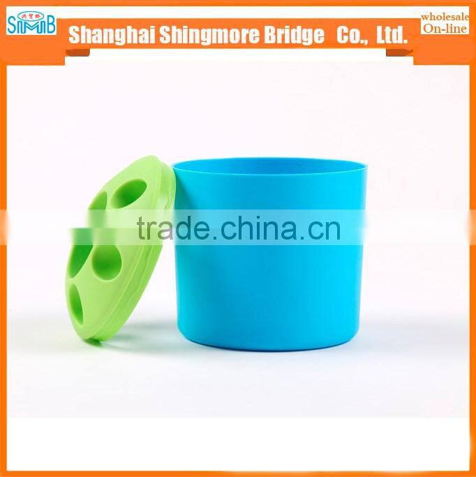 hot sales cheap price plastic muti function pencil cup for office