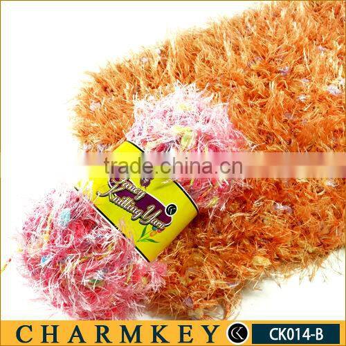 metallic yarn covering machine