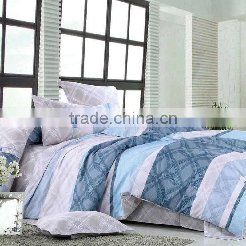 luxury hotel printed 3pc wholesale bed sheets