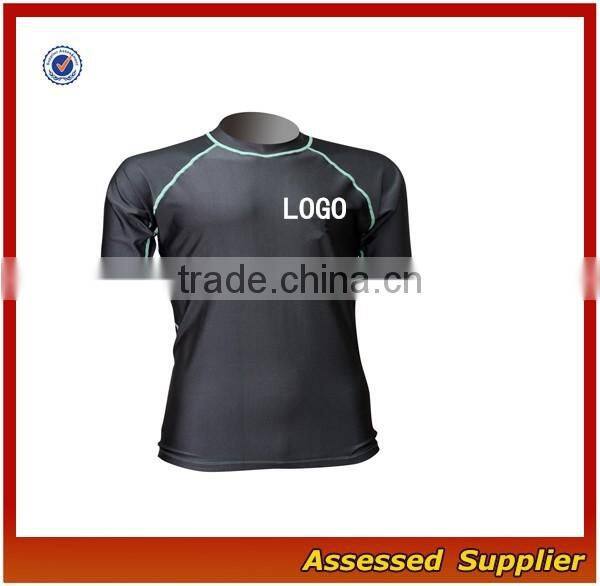 OEM Sportswear Manufacturer Compression Mens T- Shirts/Rash Guards Wholesale/Sun tshirs---AMY164282