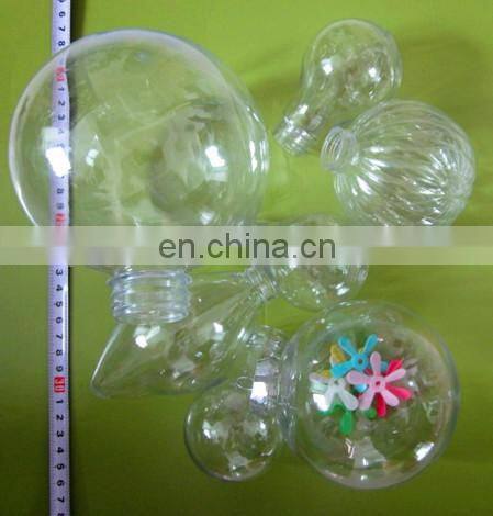 Plastic Transparent Chtistmas Ball dia.6cm,8cm and 10cm