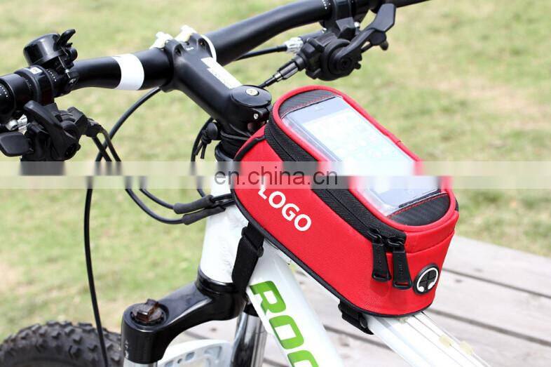 Waterproof 5.5" Bike Bicycle Cycling Frame Pannier Front Tube Phone Bag