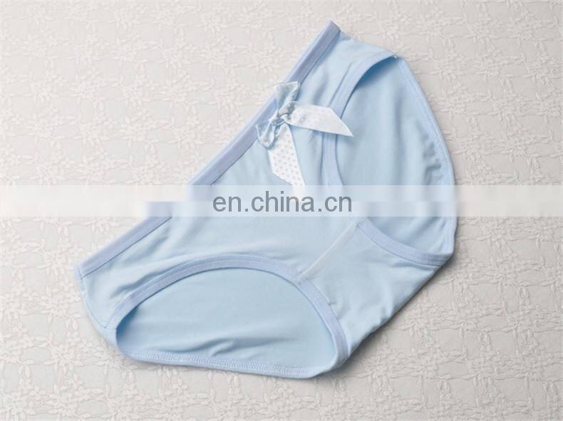 Bestdance wholesale Lace Underpant Pure cotton modal bow-knot underwear Briefs G-String for women OEM