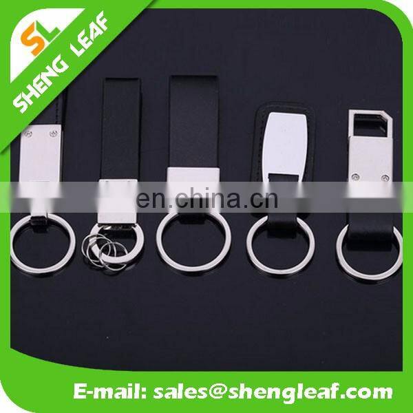 Top A quality leather car keychain with custom logo