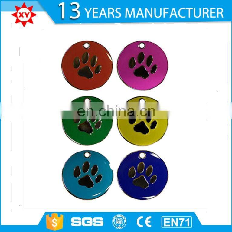 custom 50x30mm zinc alloy type metal dog tag factory direct sell