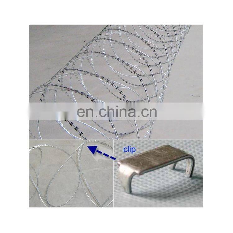 Security Fencing Concertina Blade Barbed Razor Wire