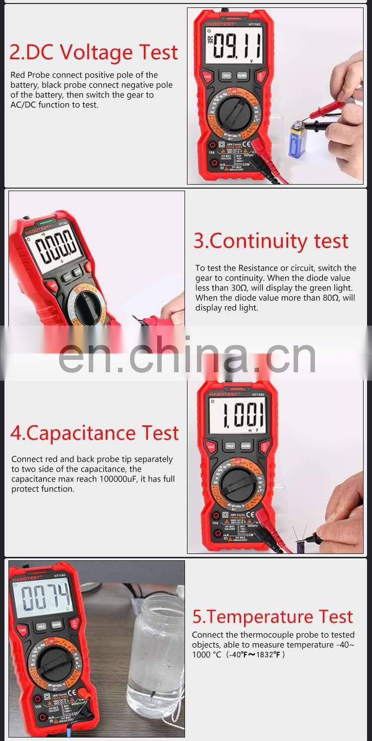Analog multimeter LCD Size Pocket Multimeter Digital Clamp Multimeter