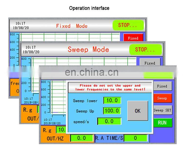 Air cooling high frequency electrodynamic shaker vibration testing machine price