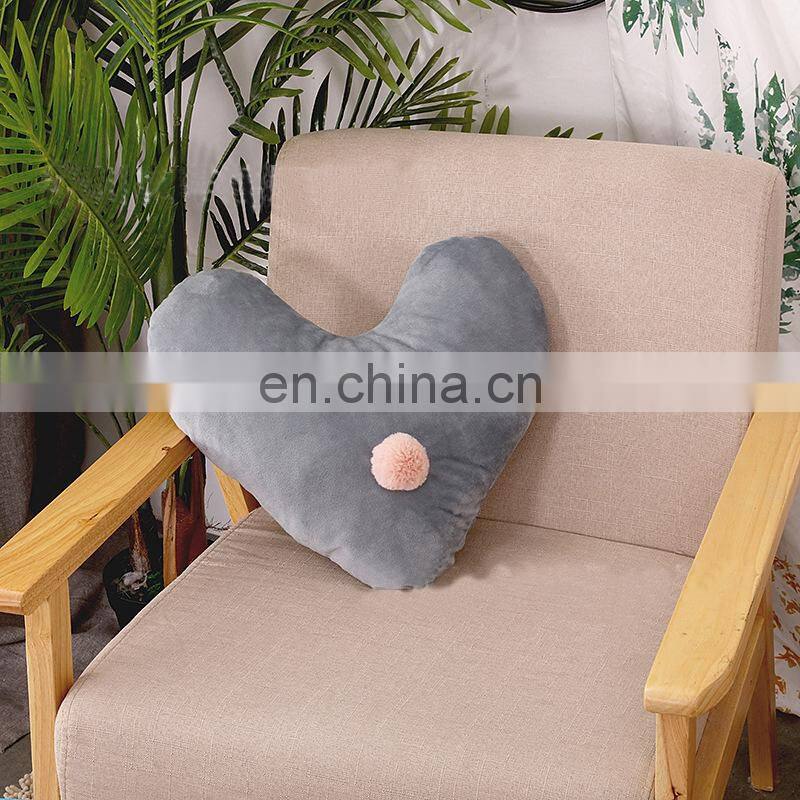 i@home Nordic Star Moon Love Crown Shaped Decorative Crystal Sofa Velvet Cushion Pillow