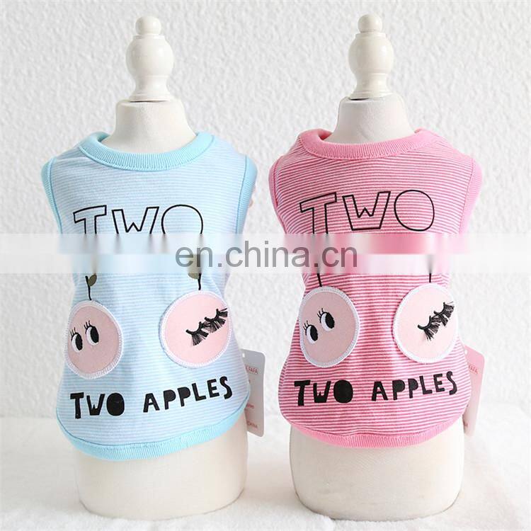 China online selling rabbit ear dog sleeveless shirt puppy clothes