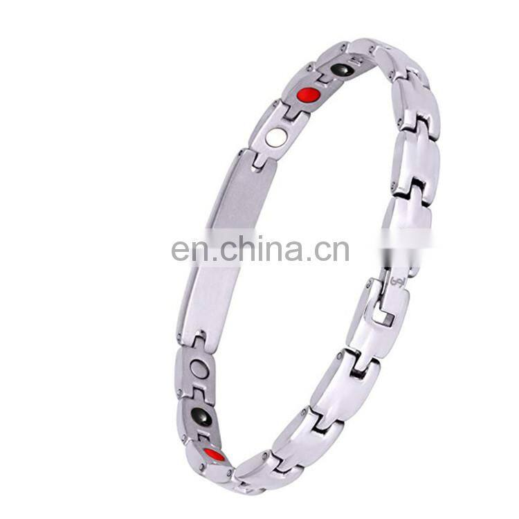 Beautiful studded crystals 4 in 1 bio magnetic health bracelet benefits