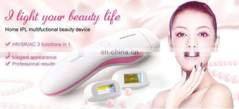 2017 update IPL beauty device 3 in 1 functions replaceable lamp 350000 shots hair remover depilation at home for machine