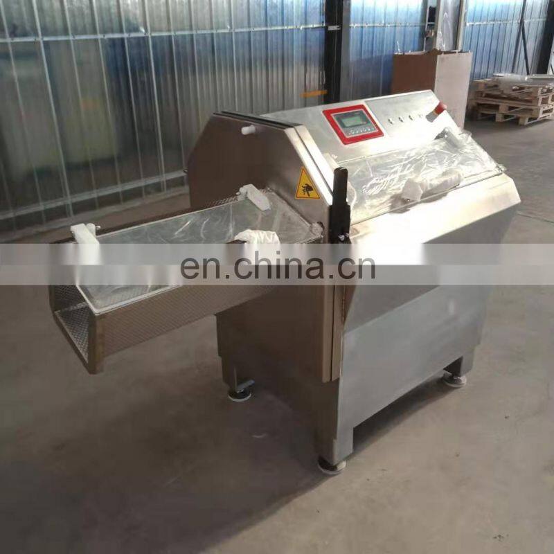 hot selling Chicken Fish Frozen Meat Bone Steak Cube Cutting Bacon Slicing Machine
