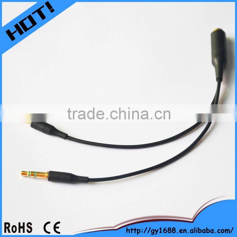 Made in china 3.5mm stereo jack splitter cable 1m