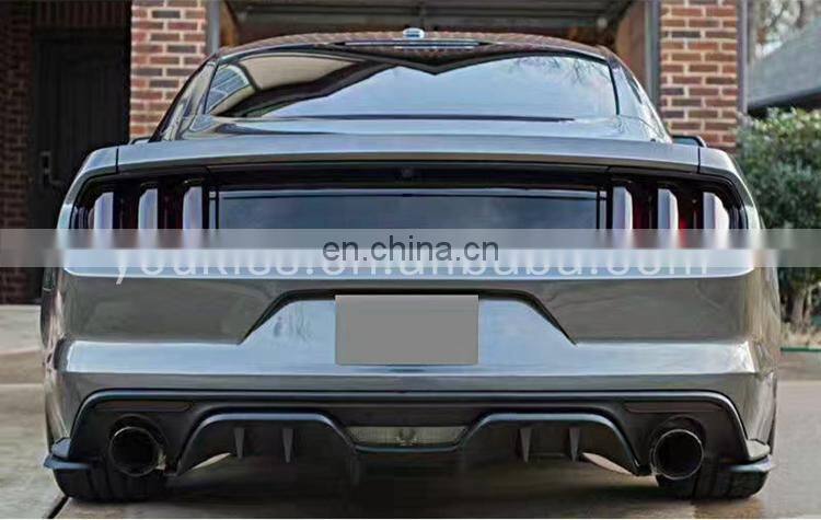 RTR style rear diffuser for ford mustang