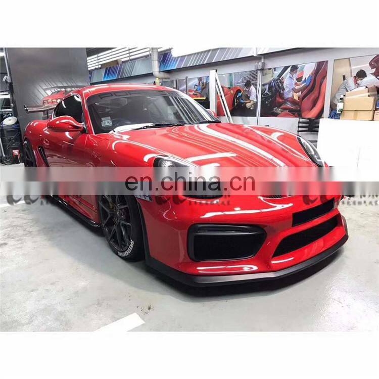 body kit front bumper for porsche cayman boxster 987 modify to GT4 auto tuning part