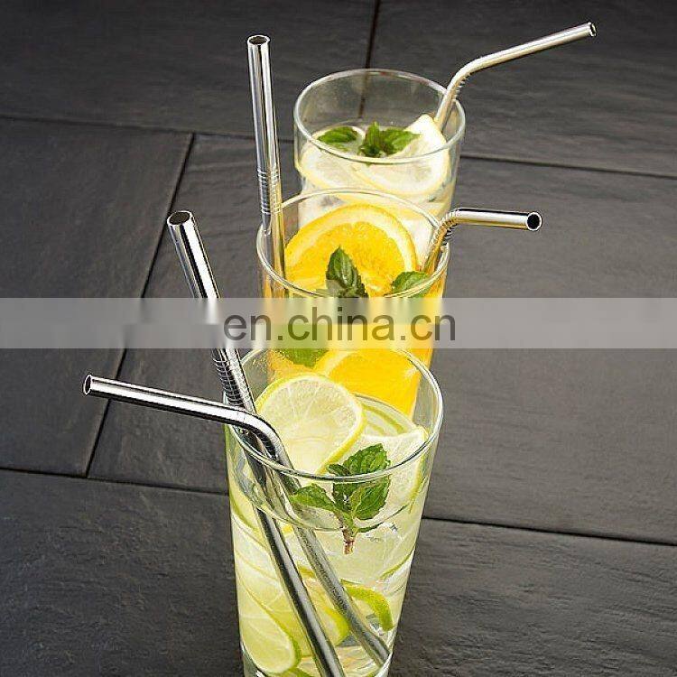 Metal Stainless Steel Drinking Straw Reusable 304 Stainless Steel Straw