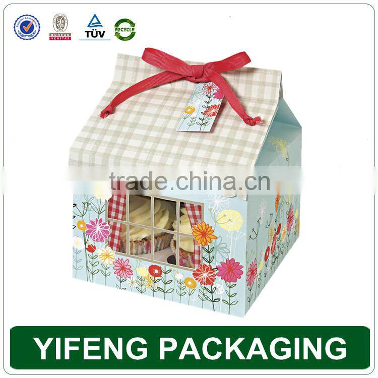 2015 New Design Popular Cheap Custom Paper Cake Box