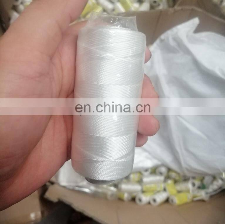 Junchi 210d/24 white polypropylene twine for fishing twine fishing net on stock