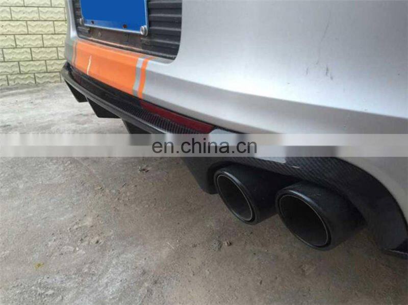 Carbon Fiber Rear Bumper Diffuser for Ford Mustang GT500 2013 2014