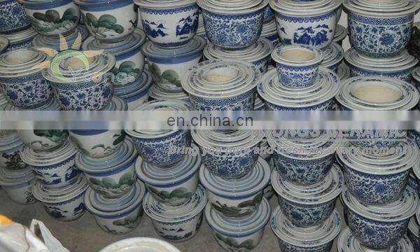 Chinese Small and Big size ceramic planter flower pots for indoor and garden