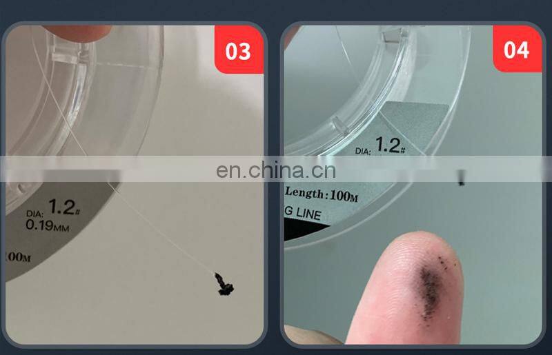 50m 100m Per Spool Japanese Carbon Line High Quality Fluorocarbon Fishing Line