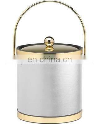 silver ice bucket
