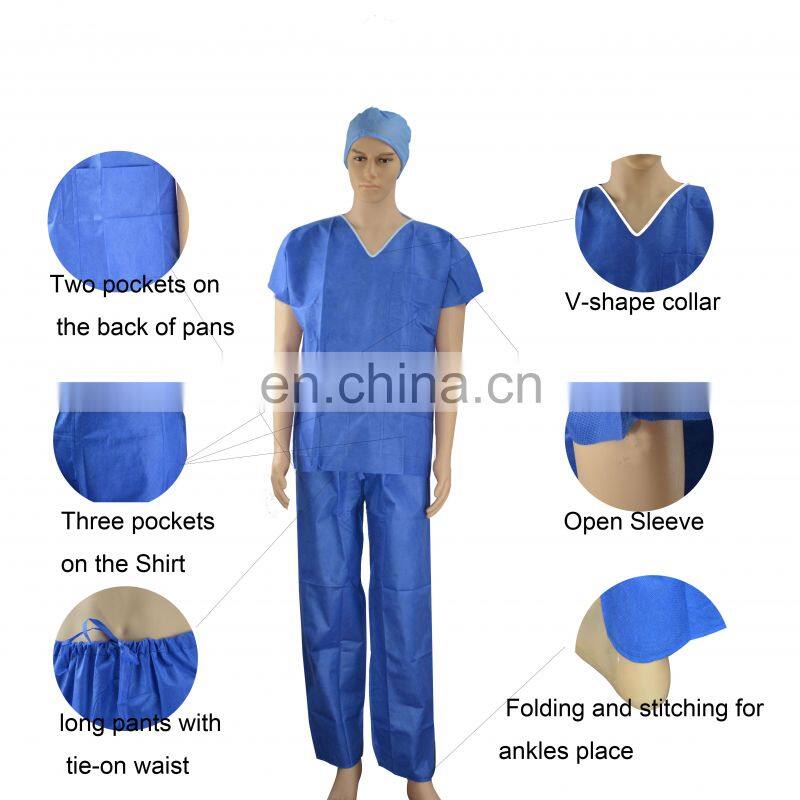 scrub suit disposable doctor set
