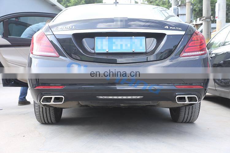 Stainless Steel Exhaust Rear Dual Cover Trim Stickers For Mercedes Benz S Class Coupe R Class