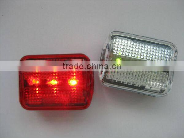 bicycle lamp led warning light for bicycle 3 led