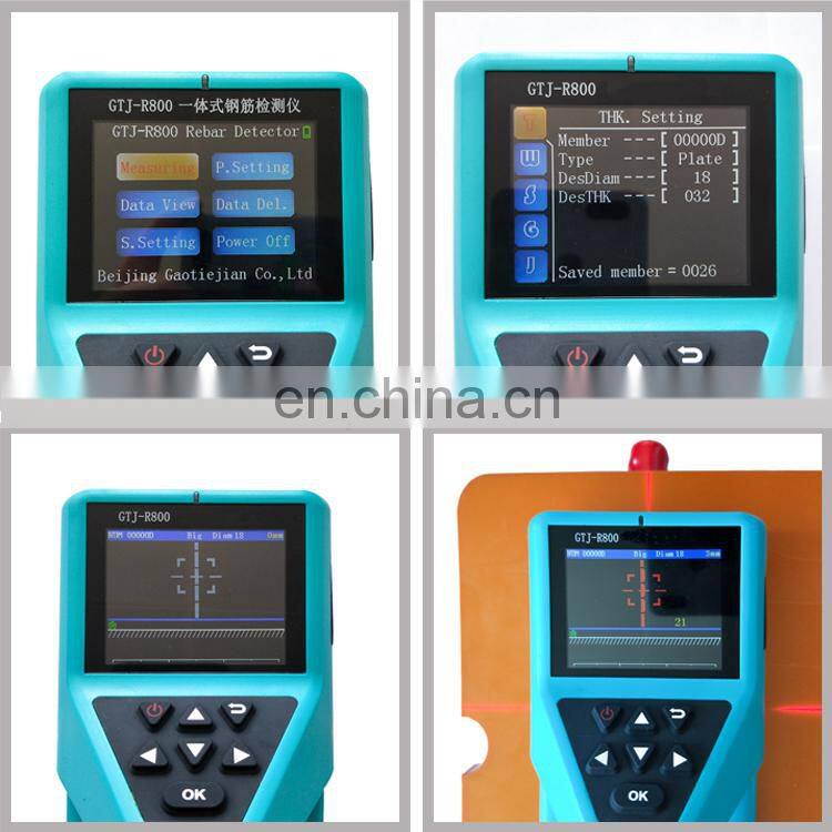 Concrete Rebar Locator for Sale Rebar Scanner with Concrete Reinforcement Thickness Test