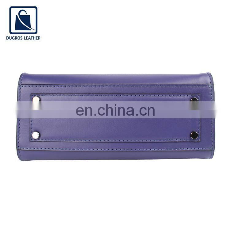 Bulk Exporter Selling Chairman Lining Material Flap Closure Type Matching Stitching Genuine Lather Women Sling Bag at Low Price