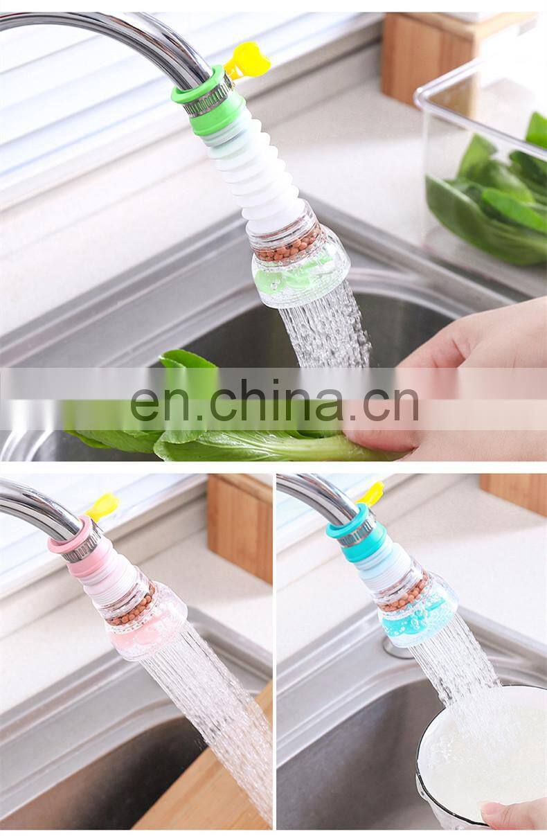 360 Adjustable Flexible Kitchen Faucet Extender Faucet Water-saving Splash-proof Plug Shower Water Filter
