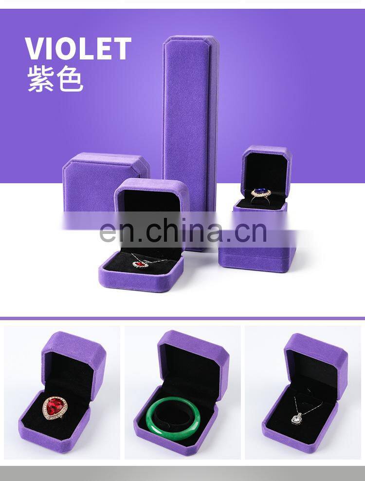 Jewelry Storage Boxes Presentation Necklace Pendant Jewelry Box Velvet Case Earrings Display Box 10*7*4.5cm