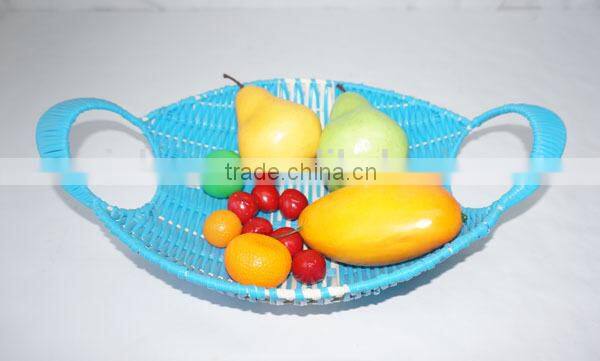 woven plastic fruit tray