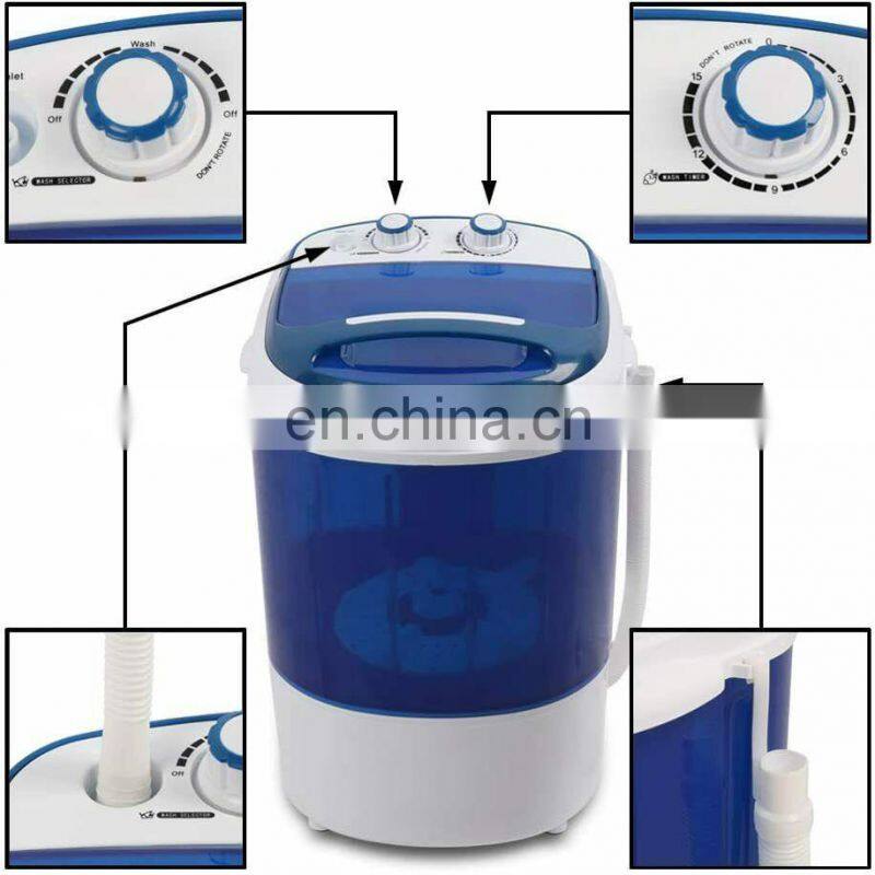 Portable Mini Laundry Washing Machine Electric Compact Washer Tub